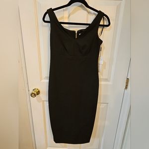 Black off shoulder dress